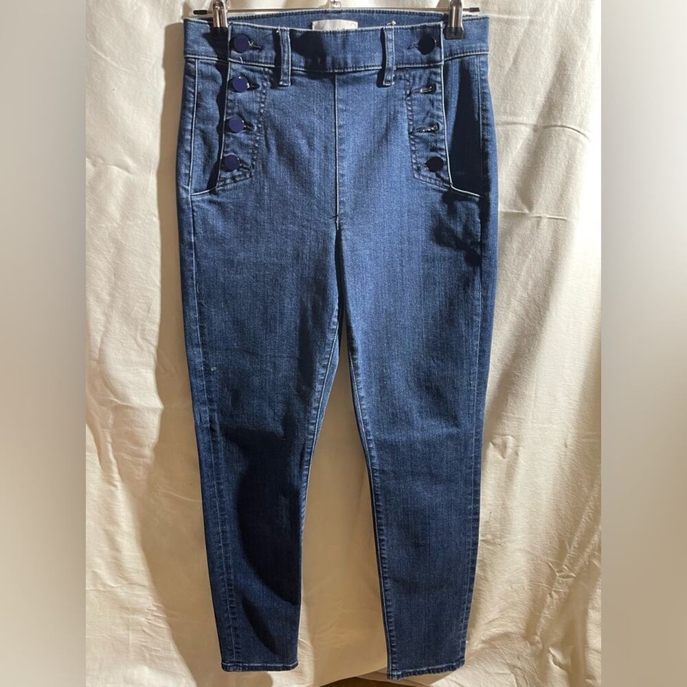 LOFT High Rise Dark Blue Women's Jeans